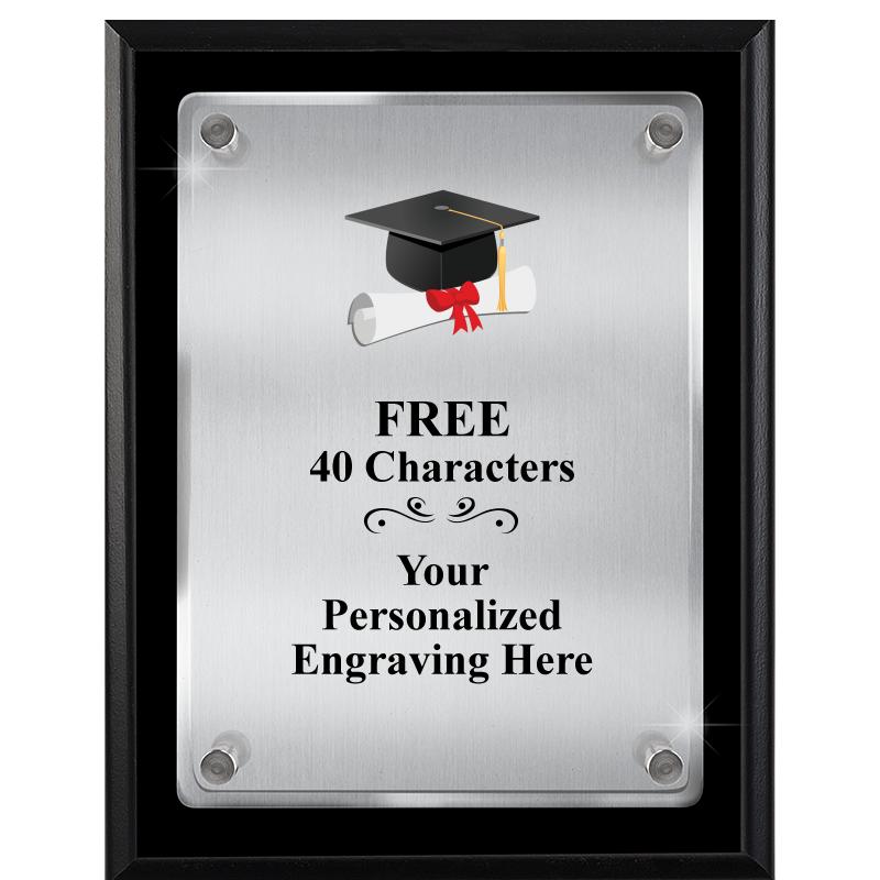 7" X 9" FLOATING ACRYLIC PLQ