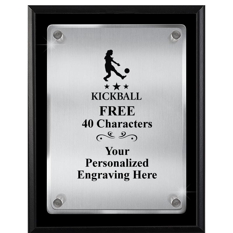 7" X 9" FLOATING ACRYLIC PLQ