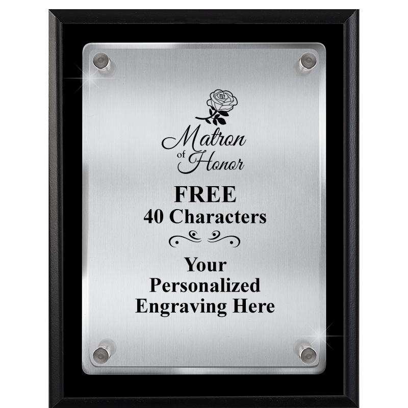 7" X 9" FLOATING ACRYLIC PLQ