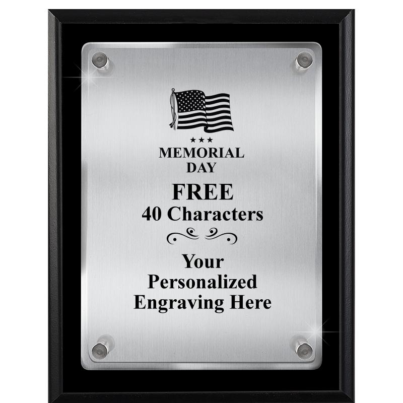 7" X 9" FLOATING ACRYLIC PLQ