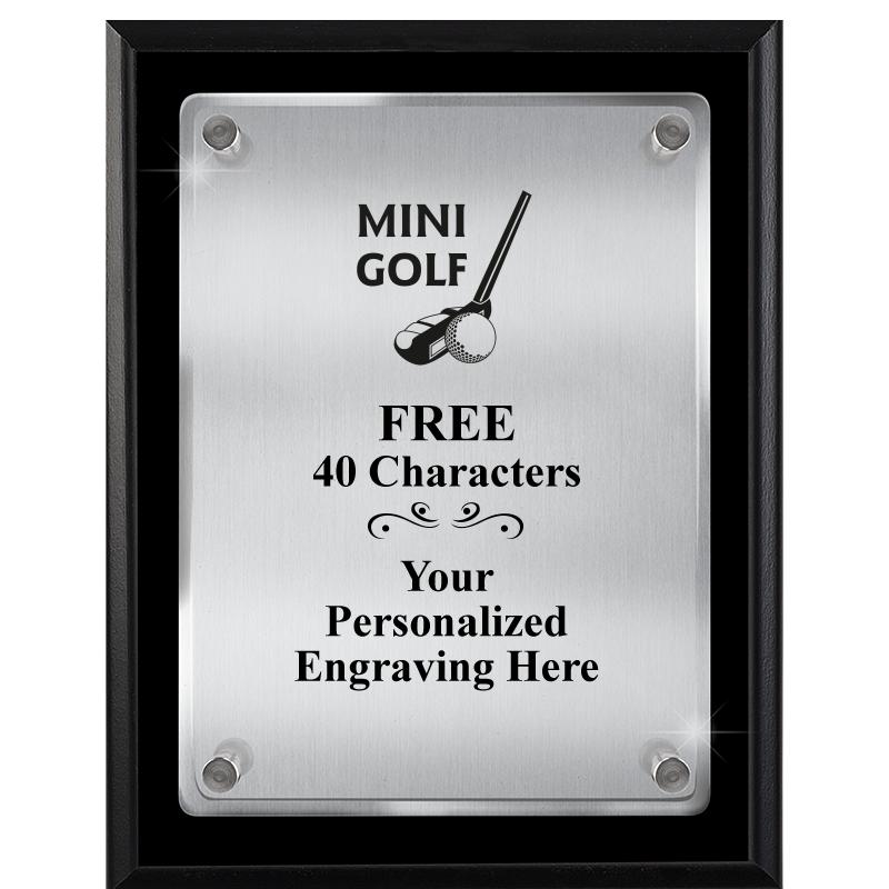 7" X 9" FLOATING ACRYLIC PLQ