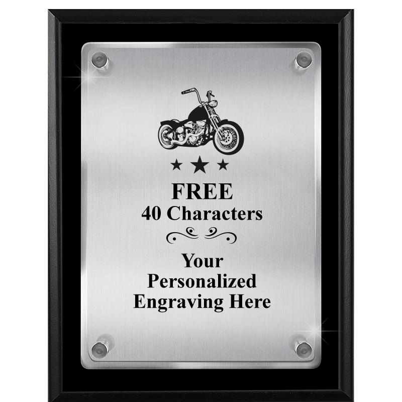 7" X 9" FLOATING ACRYLIC PLQ