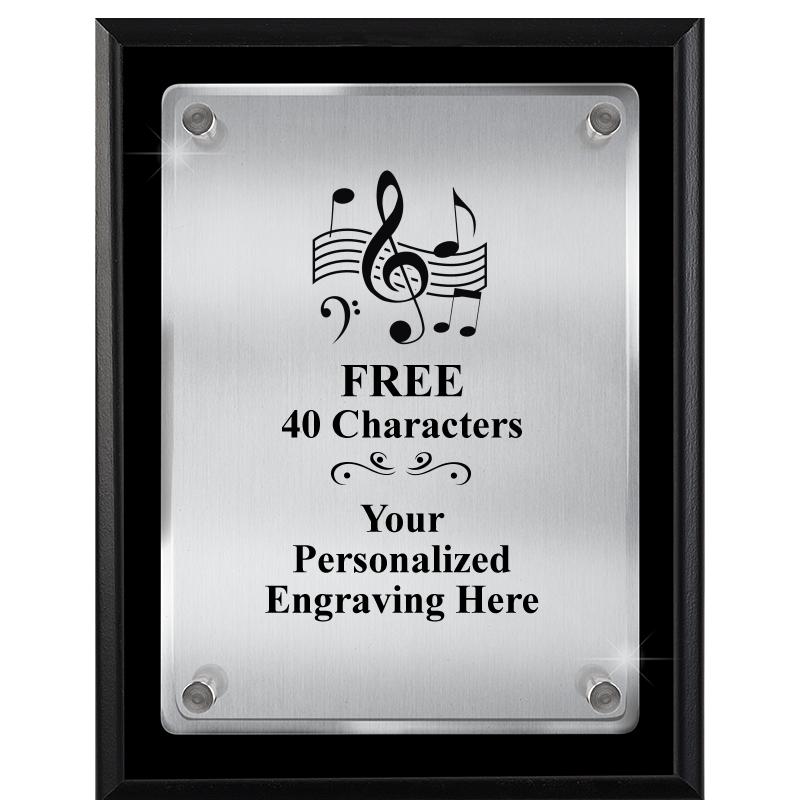 7" X 9" FLOATING ACRYLIC PLQ