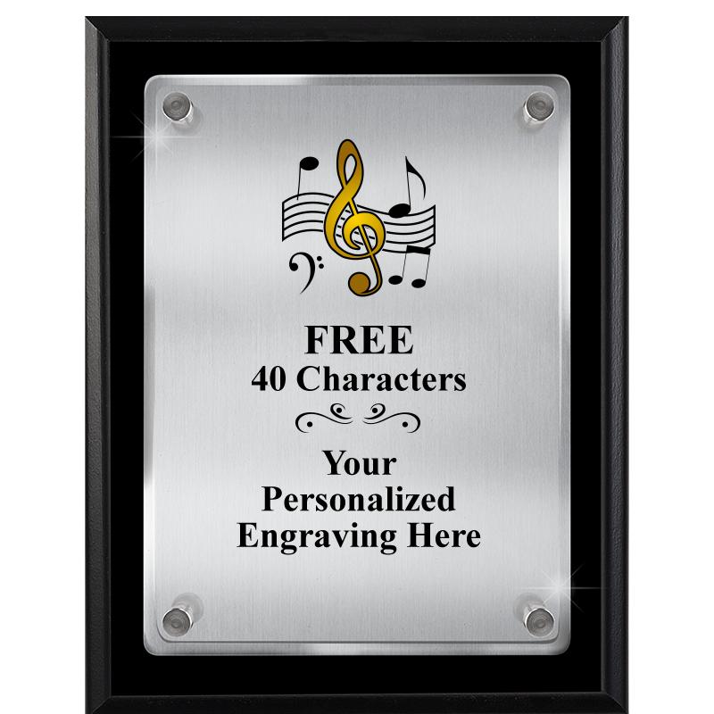 7" X 9" FLOATING ACRYLIC PLQ