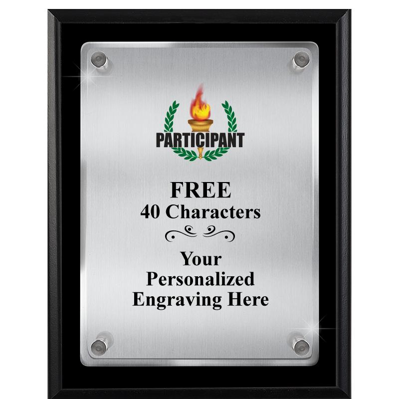 7" X 9" FLOATING ACRYLIC PLQ