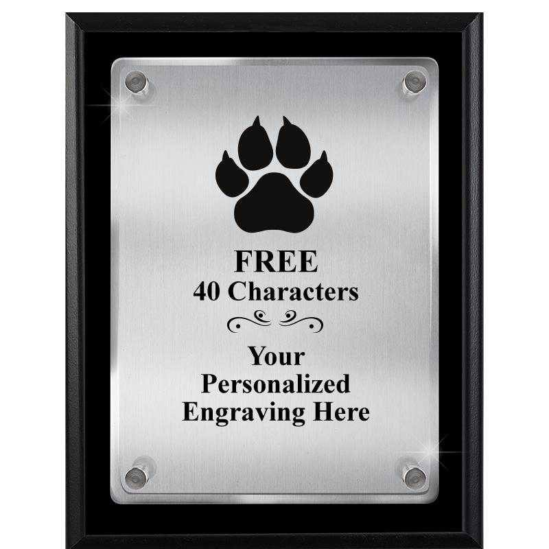 7" X 9" FLOATING ACRYLIC PLQ