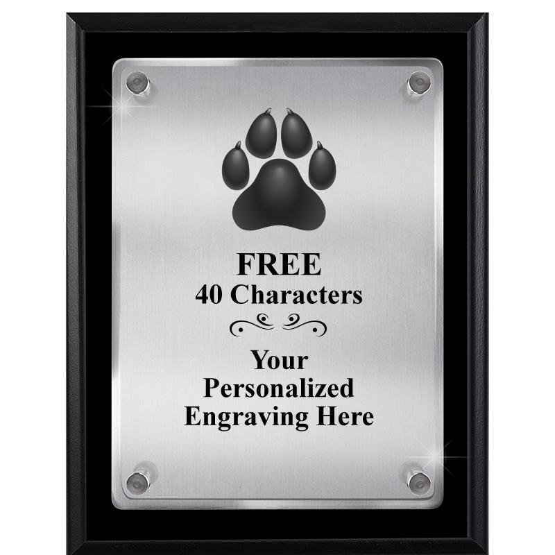 7" X 9" FLOATING ACRYLIC PLQ