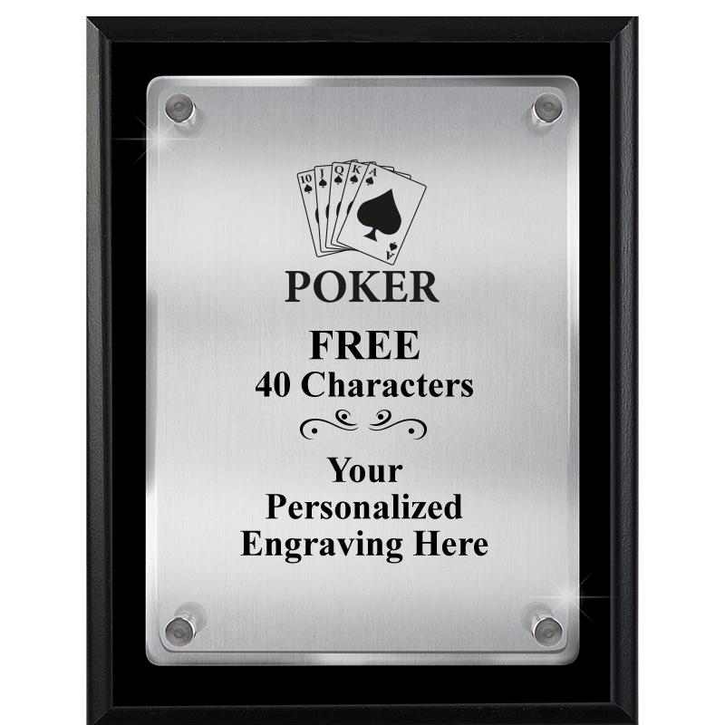 7" X 9" FLOATING ACRYLIC PLQ