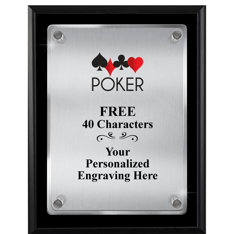 7" X 9" FLOATING ACRYLIC PLQ