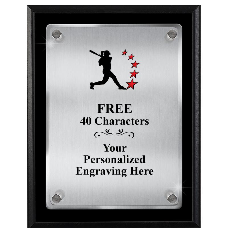 7" X 9" FLOATING ACRYLIC PLQ