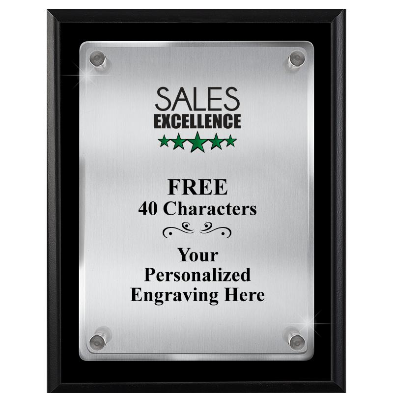 7" X 9" FLOATING ACRYLIC PLQ