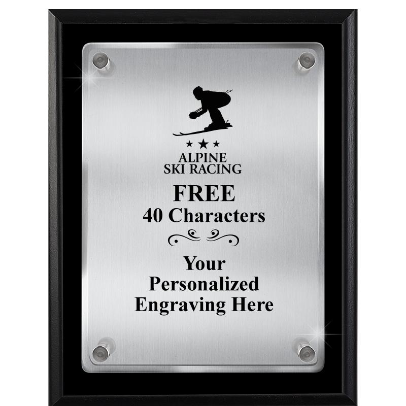 7" X 9" FLOATING ACRYLIC PLQ