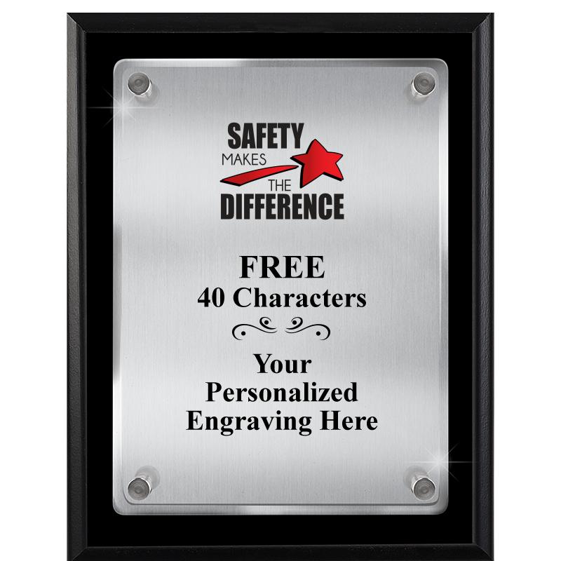 7" X 9" FLOATING ACRYLIC PLQ