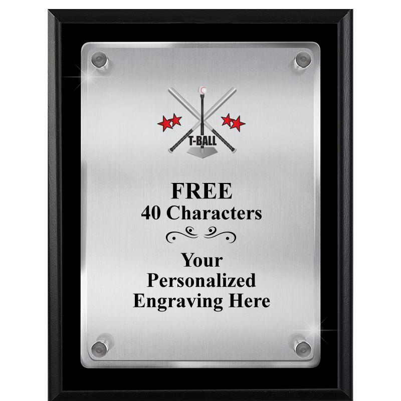 7" X 9" FLOATING ACRYLIC PLQ