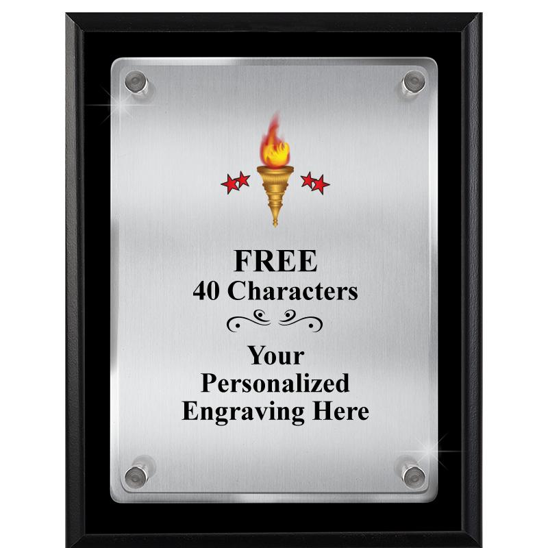 7" X 9" FLOATING ACRYLIC PLQ