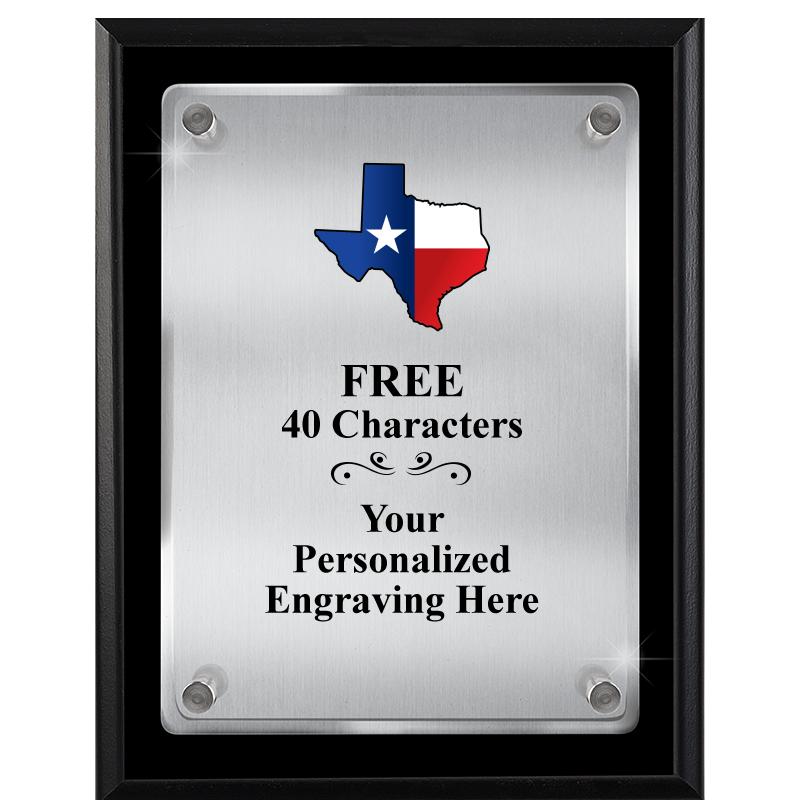 7" X 9" FLOATING ACRYLIC PLQ