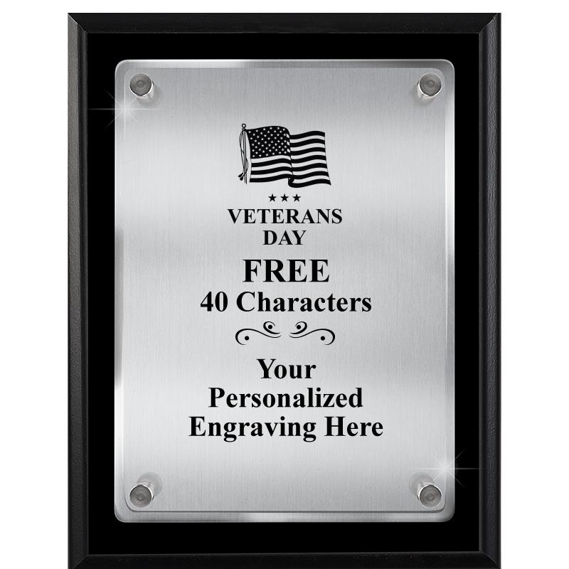 7" X 9" FLOATING ACRYLIC PLQ