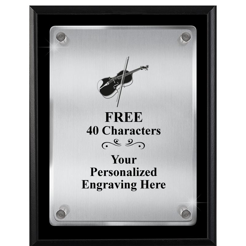 7" X 9" FLOATING ACRYLIC PLQ