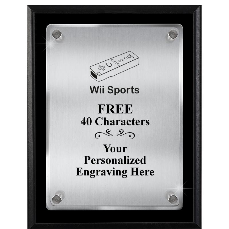 7" X 9" FLOATING ACRYLIC PLQ