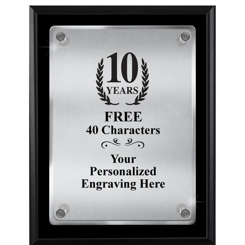 7" X 9" FLOATING ACRYLIC PLQ