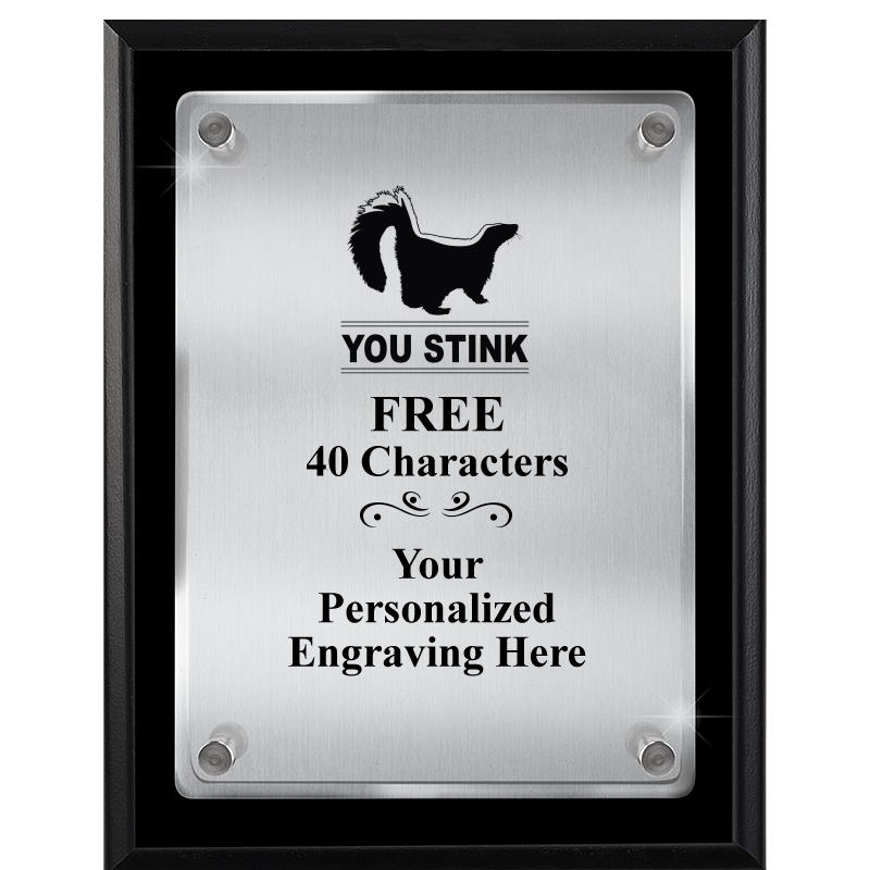 7" X 9" FLOATING ACRYLIC PLQ