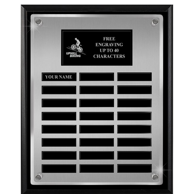 12X15 SV BLK PPTL FLT ACR PLQ