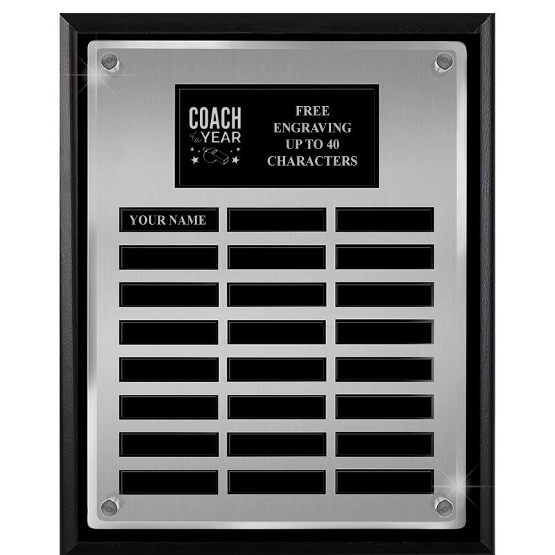 12X15 SV BLK PPTL FLT ACR PLQ