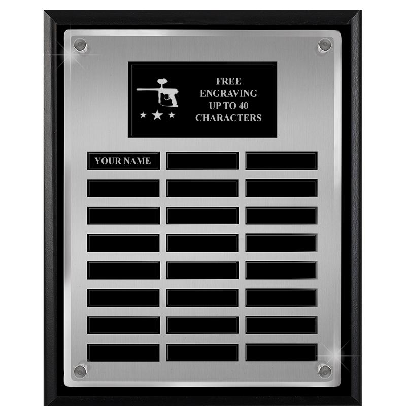 12X15 SV BLK PPTL FLT ACR PLQ