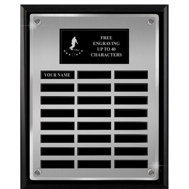 12X15 SV BLK PPTL FLT ACR PLQ