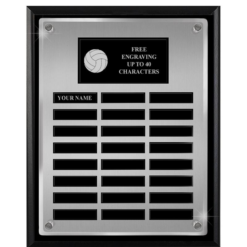 12X15 SV BLK PPTL FLT ACR PLQ