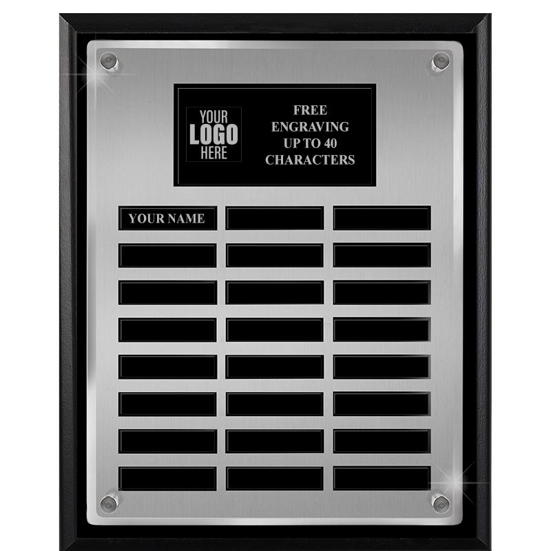 12X15 SV BLK PPTL FLT ACR PLQ