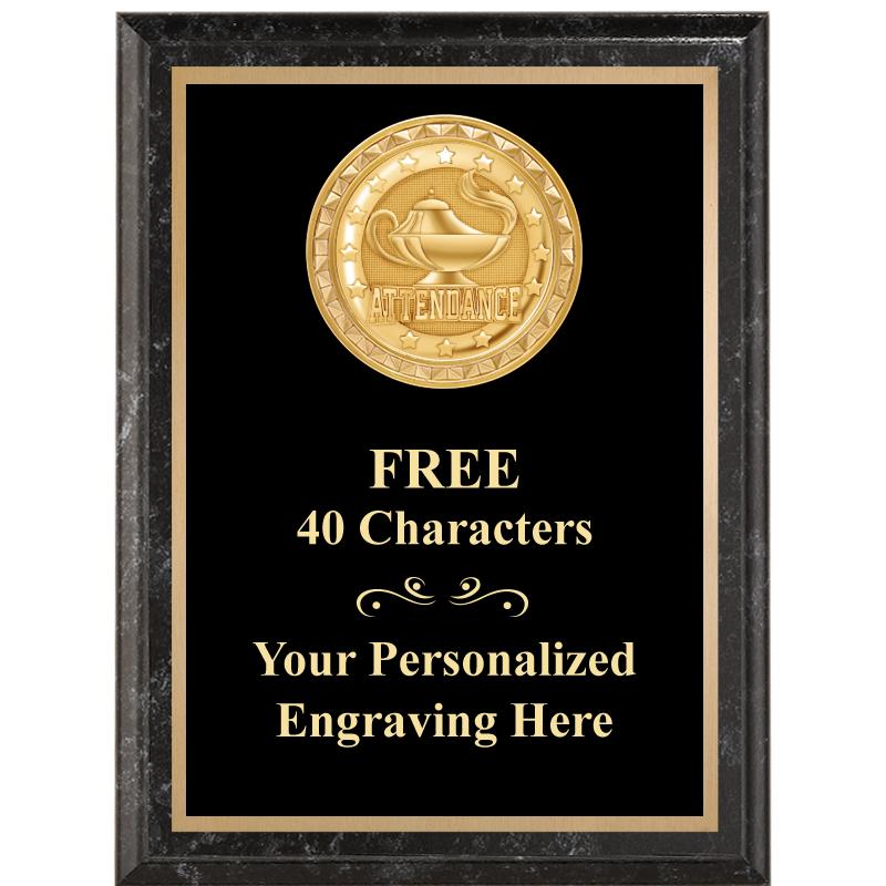 6X8 BLACK EXECUTIVE INSERT PLQ