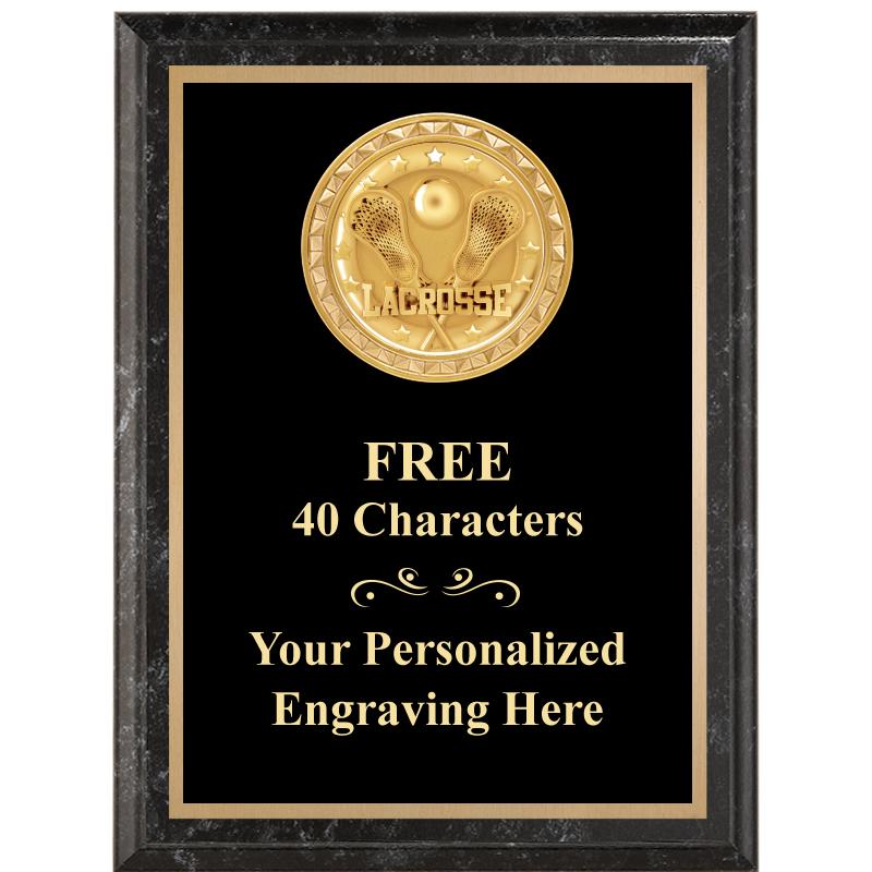 6X8 BLACK EXECUTIVE INSERT PLQ