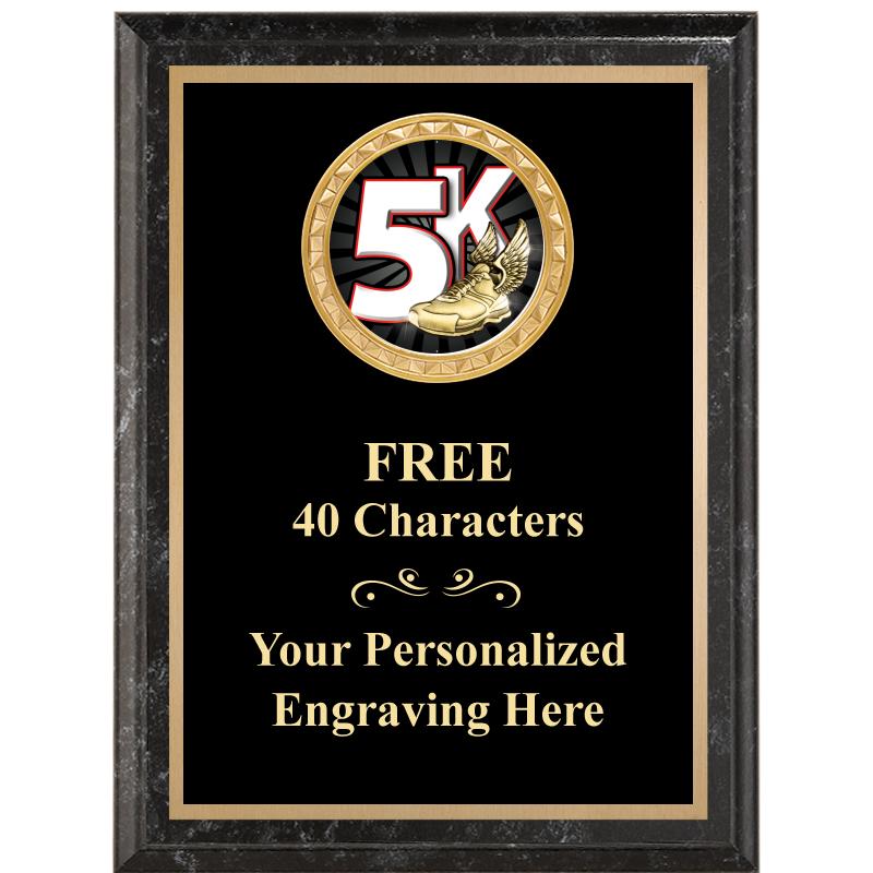 6X8 BLACK EXECUTIVE INSERT PLQ