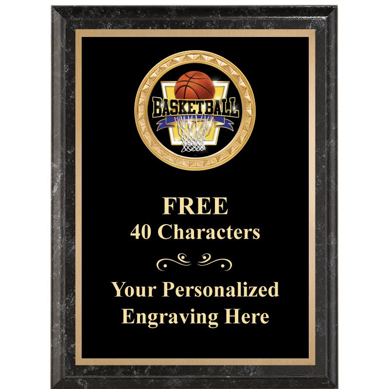 6X8 BLACK EXECUTIVE INSERT PLQ