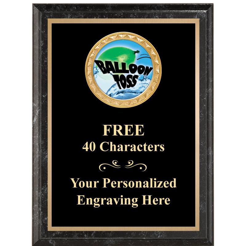 6X8 BLACK EXECUTIVE INSERT PLQ