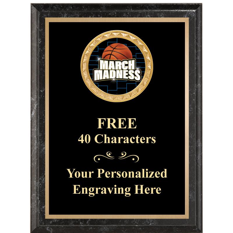 6X8 BLACK EXECUTIVE INSERT PLQ