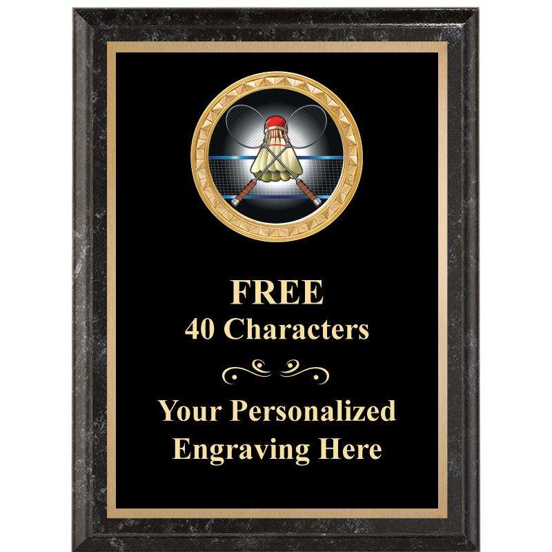 6X8 BLACK EXECUTIVE INSERT PLQ