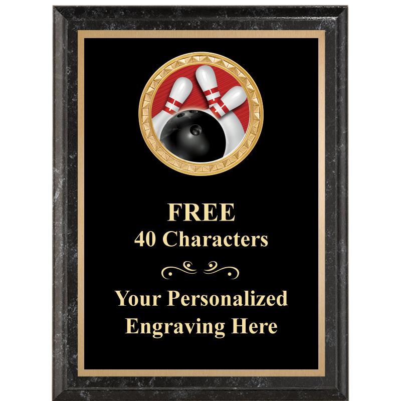 6X8 BLACK EXECUTIVE INSERT PLQ