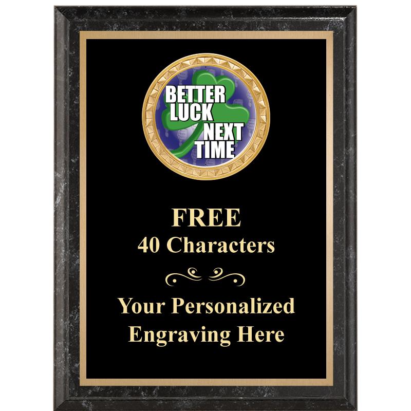 6X8 BLACK EXECUTIVE INSERT PLQ