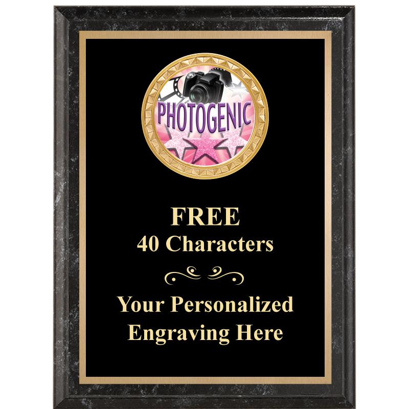 6X8 BLACK EXECUTIVE INSERT PLQ