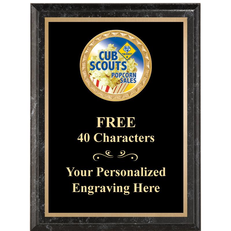 6X8 BLACK EXECUTIVE INSERT PLQ