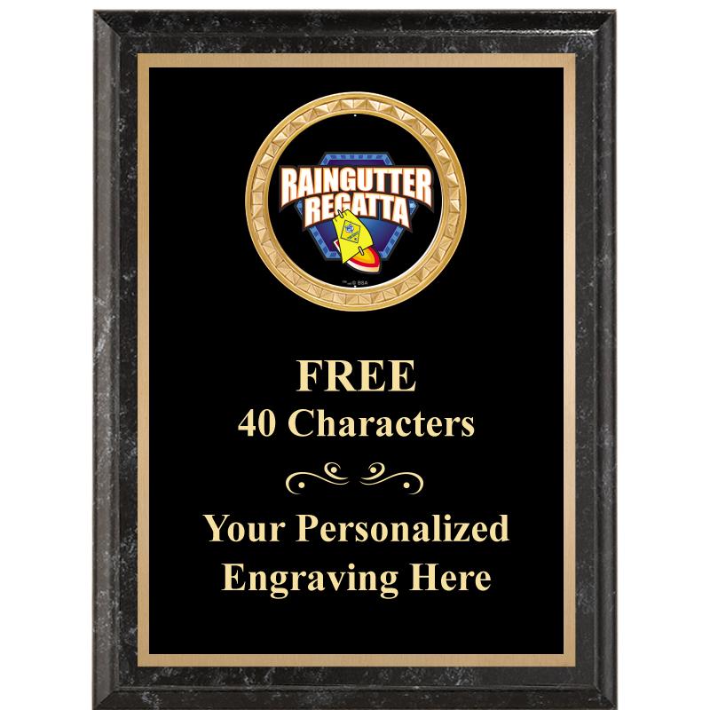 6X8 BLACK EXECUTIVE INSERT PLQ