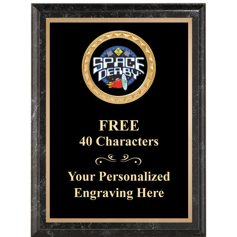 6X8 BLACK EXECUTIVE INSERT PLQ