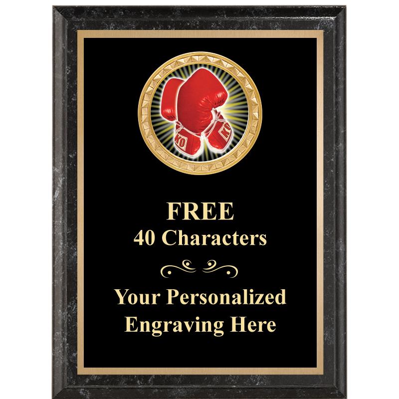 6X8 BLACK EXECUTIVE INSERT PLQ