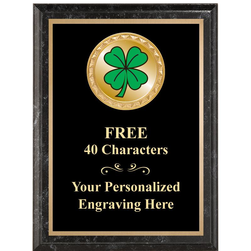 6X8 BLACK EXECUTIVE INSERT PLQ