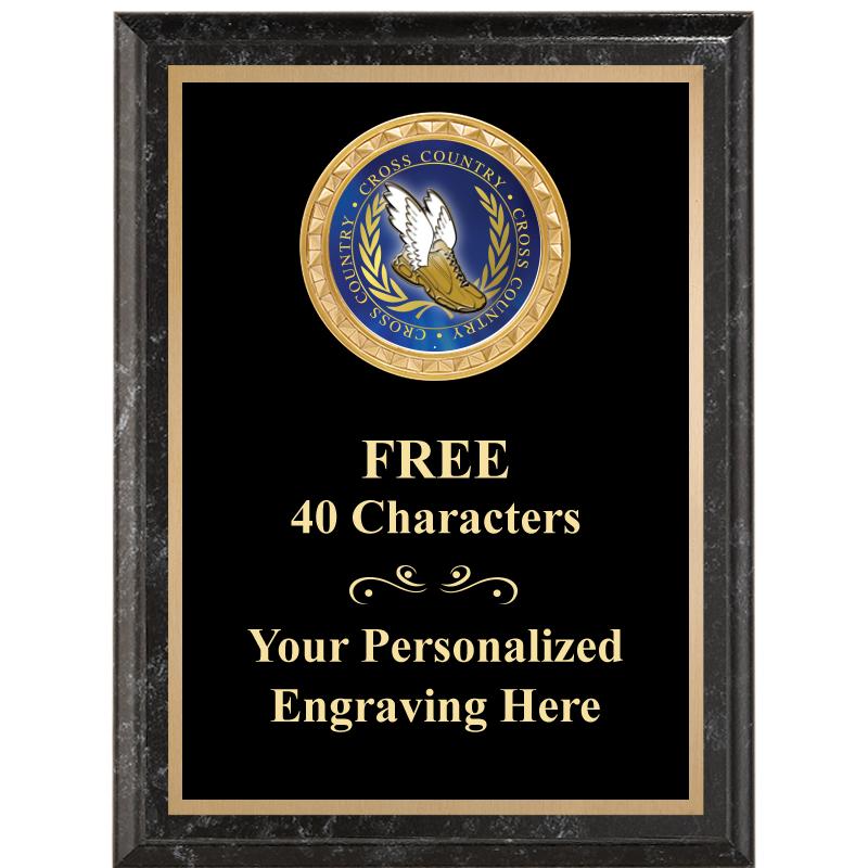 6X8 BLACK EXECUTIVE INSERT PLQ