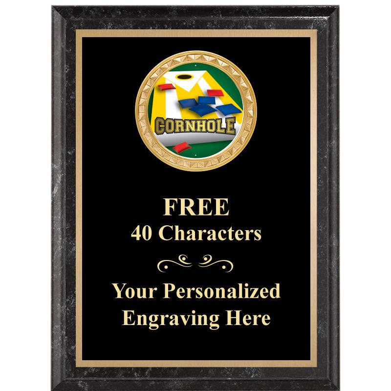 6X8 BLACK EXECUTIVE INSERT PLQ