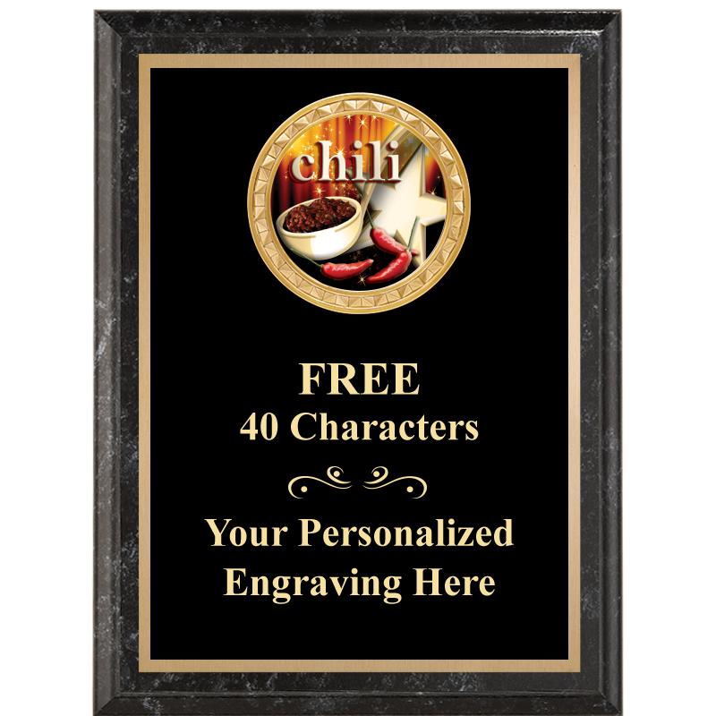 6X8 BLACK EXECUTIVE INSERT PLQ