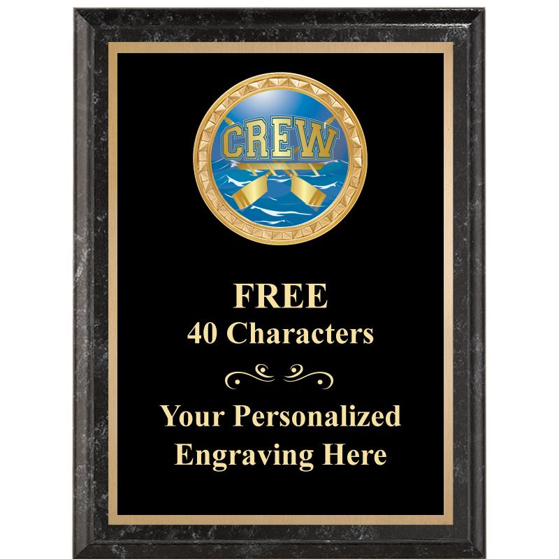 6X8 BLACK EXECUTIVE INSERT PLQ